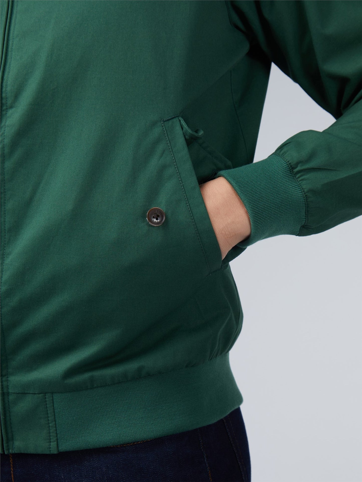 Ben Sherman Harrington Jacket - Green