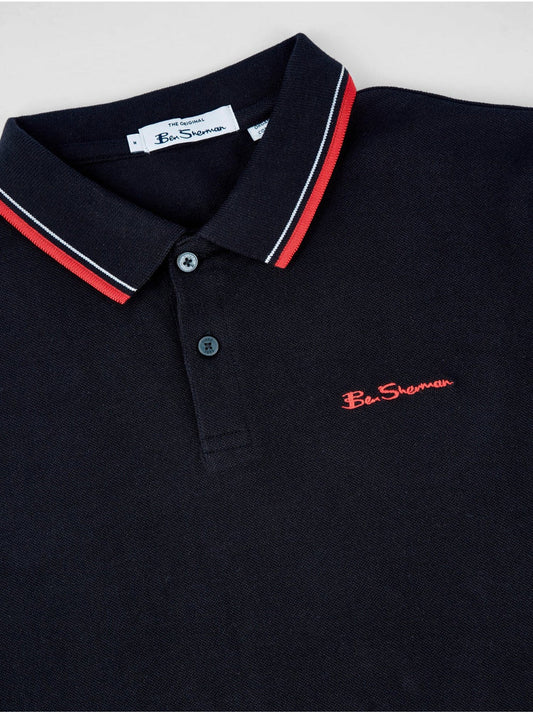 Signature Pique Polo - Black