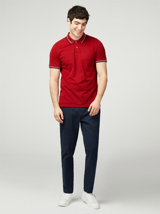 Signature Pique Polo - Red