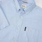 Organic Cotton Short Sleeve Oxford Shirt - Sky Blue