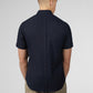 Organic Cotton Short Sleeve Oxford Shirt - Black
