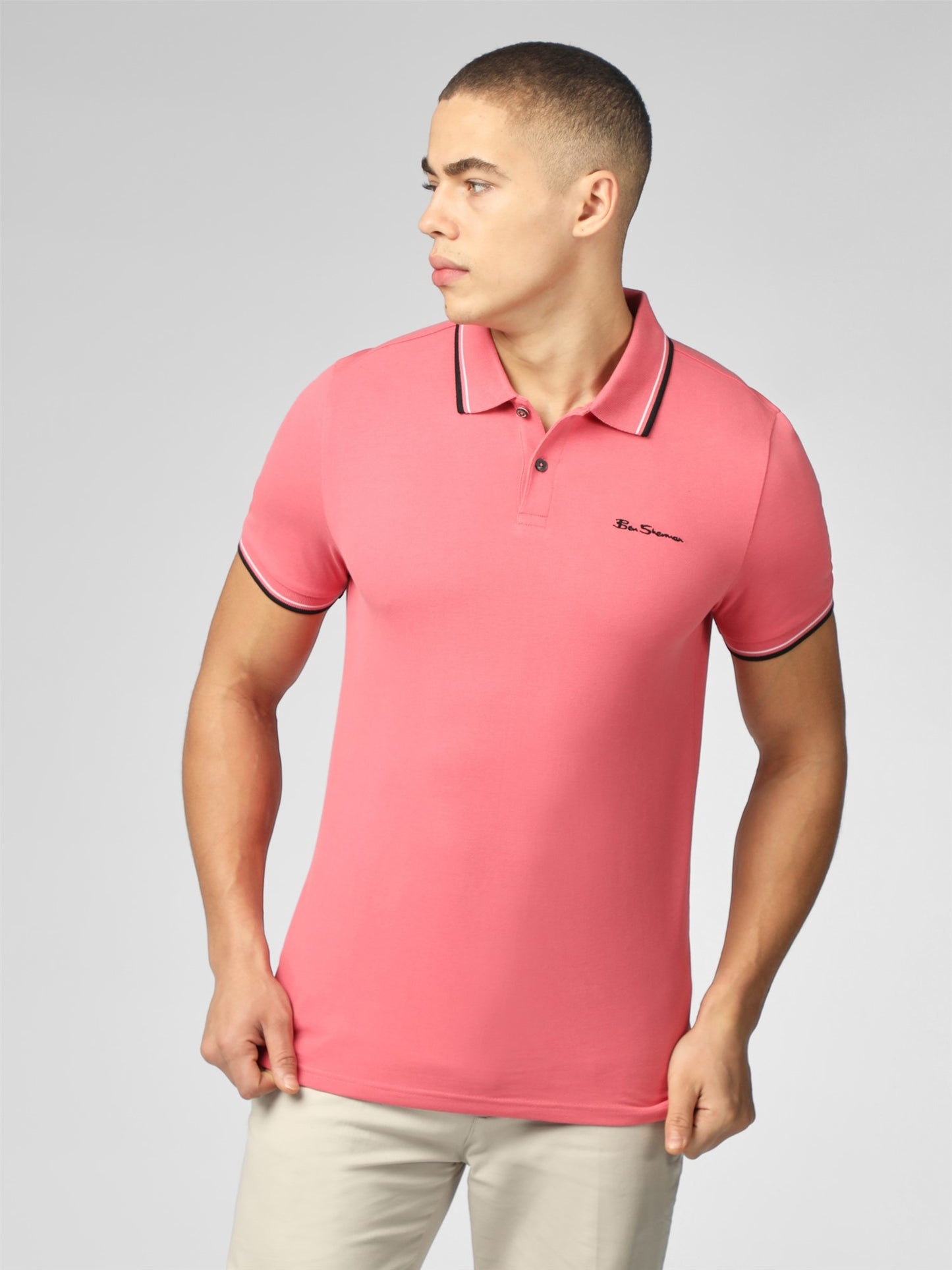 BigMens -  Signature Polo - Dark Pink