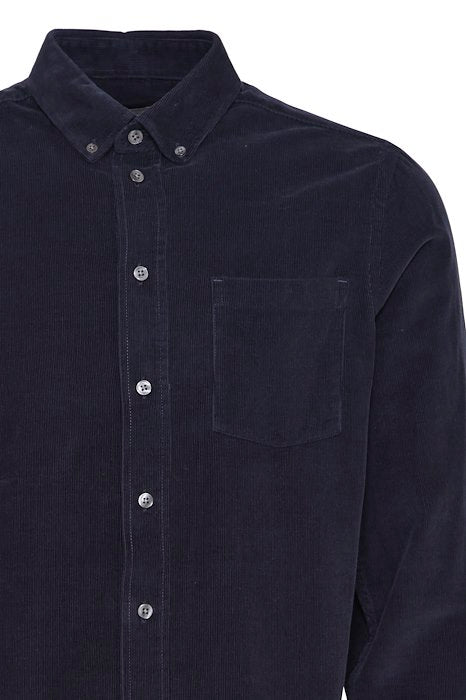 Needle Cord Shirt - Navy