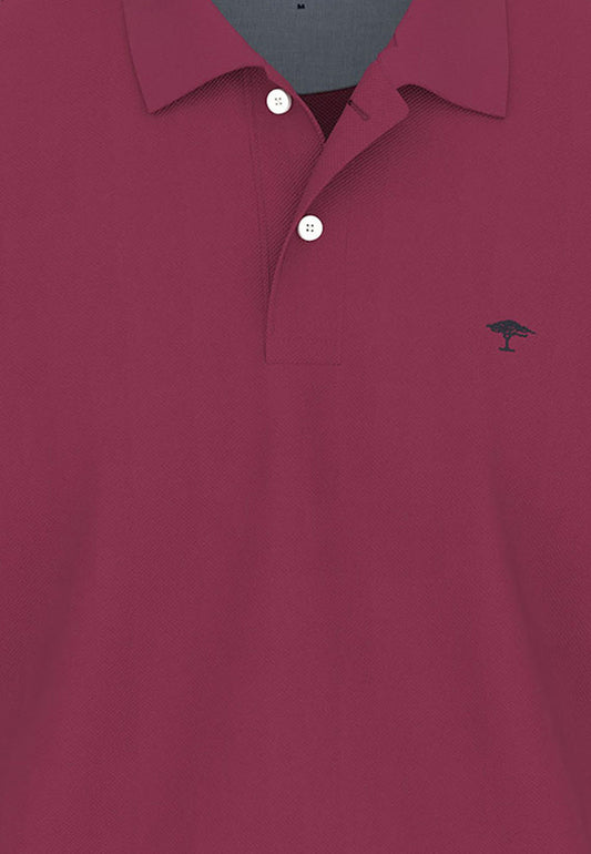 Supima Cotton Polo Shirt Dark Crimson