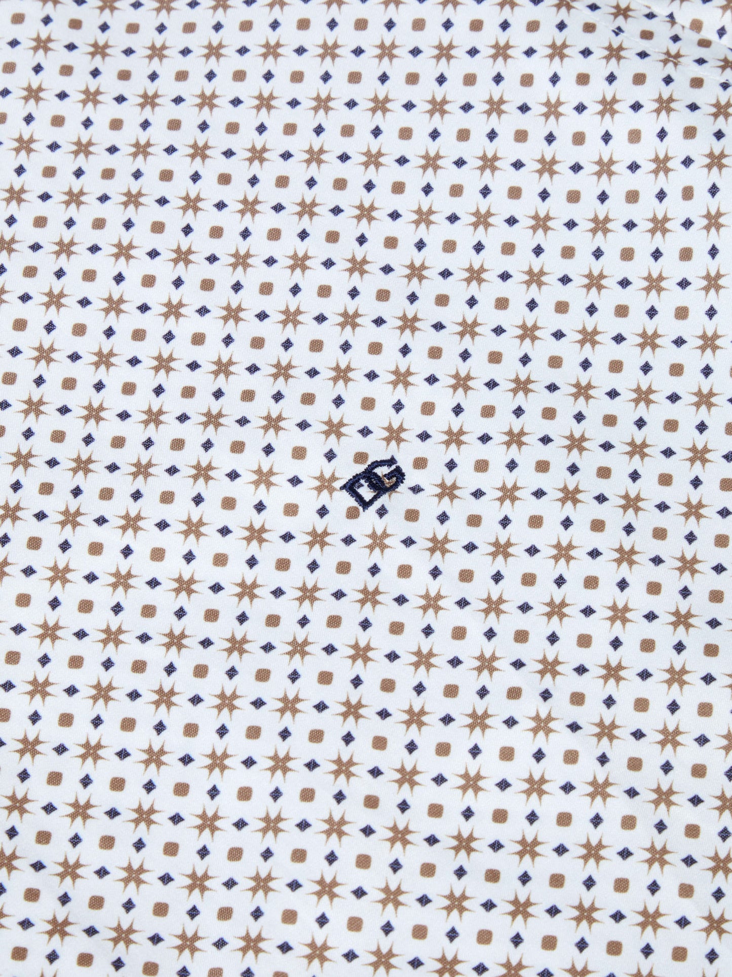 Cotton-Rich Button-Down Long-Sleeve Shirt - Gold Star