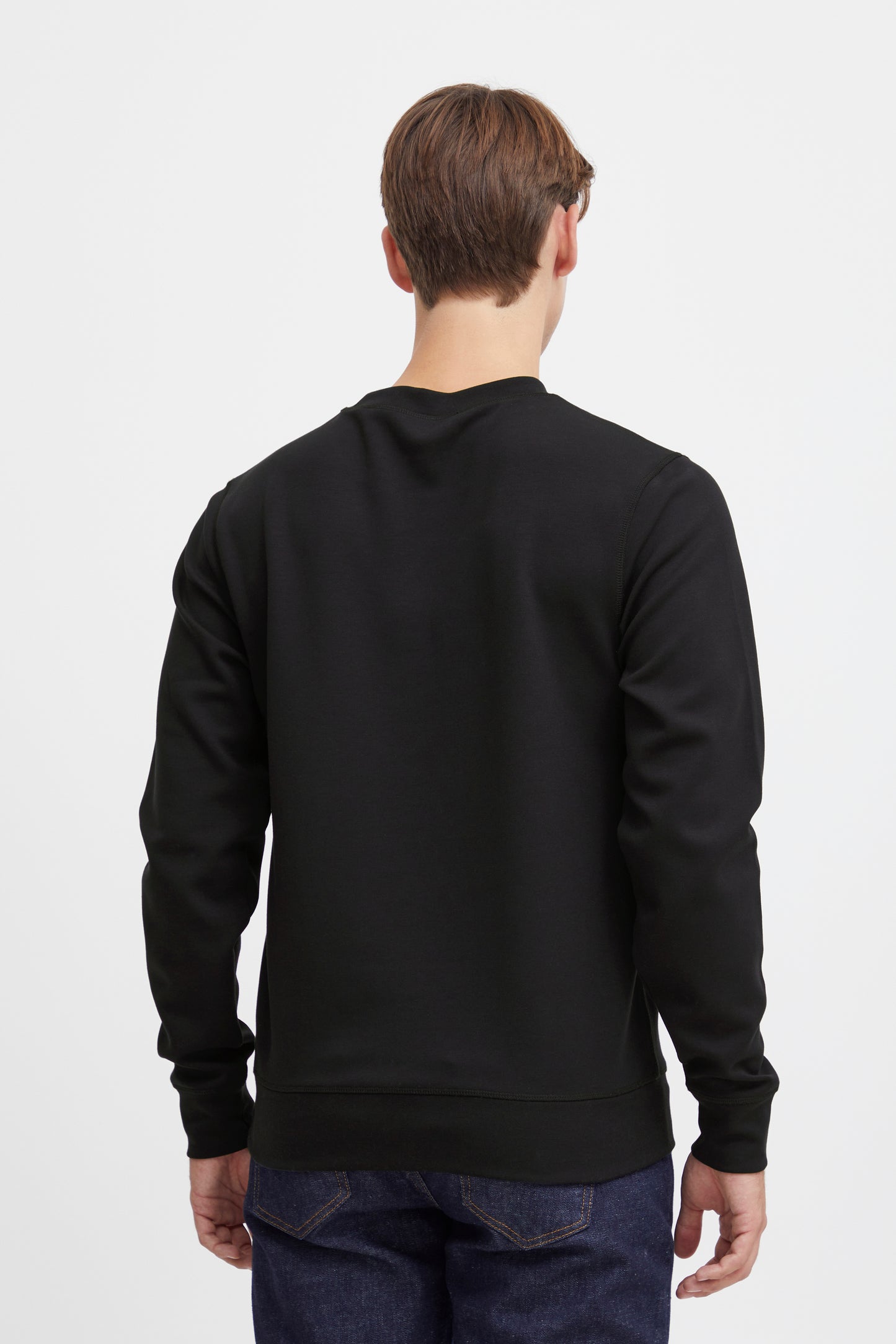 Lightweight Crew Sweater - Black