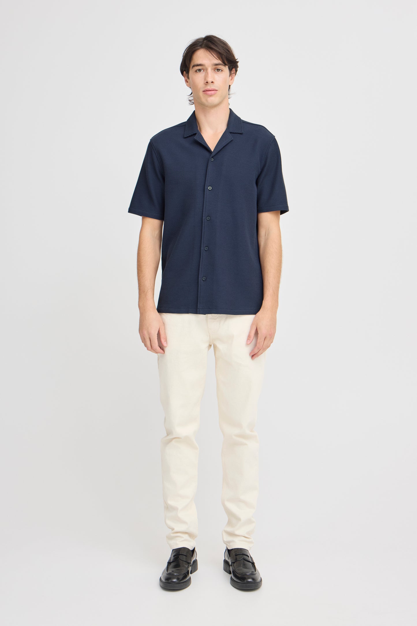 CFARCHER Stretch Shirt - Navy