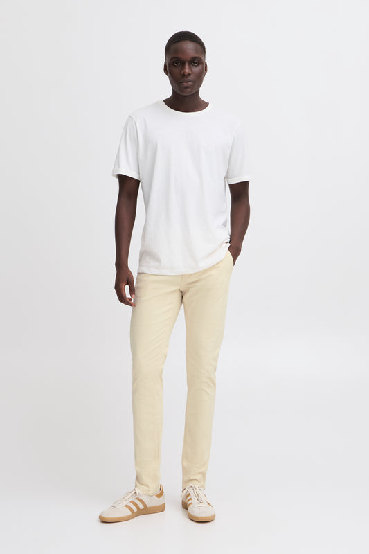Stretch Slim Chinos - Bleached Sand