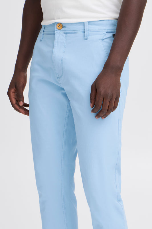 Stretch Slim Chinos - Bluebell
