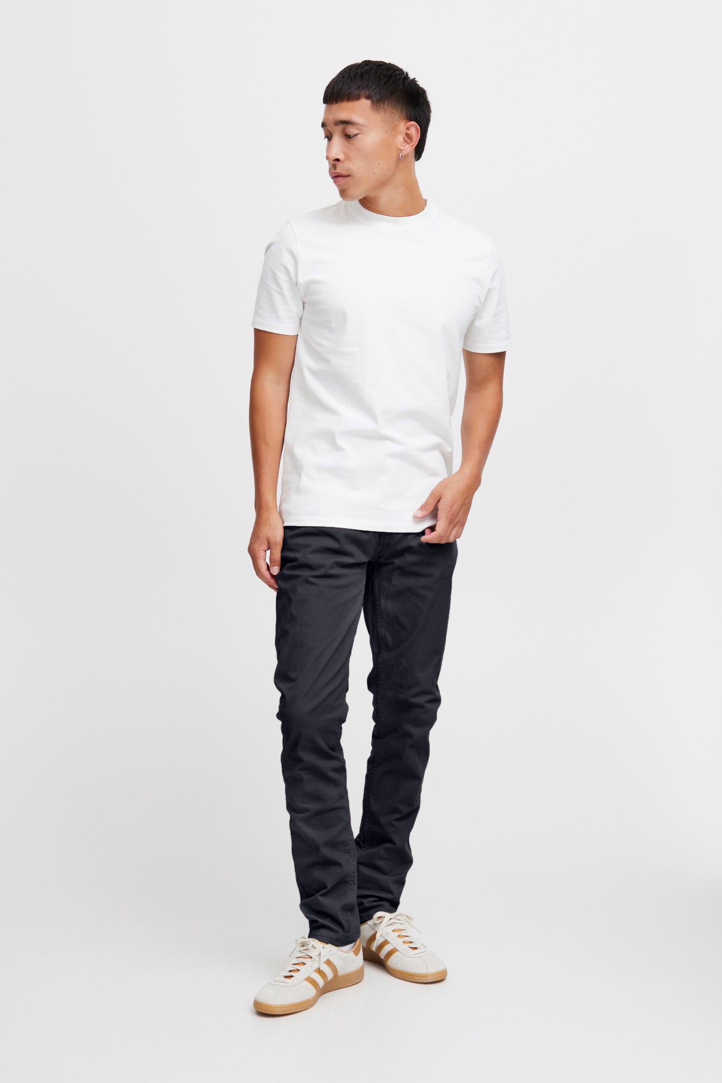 Stretch Slim Chinos - Navy