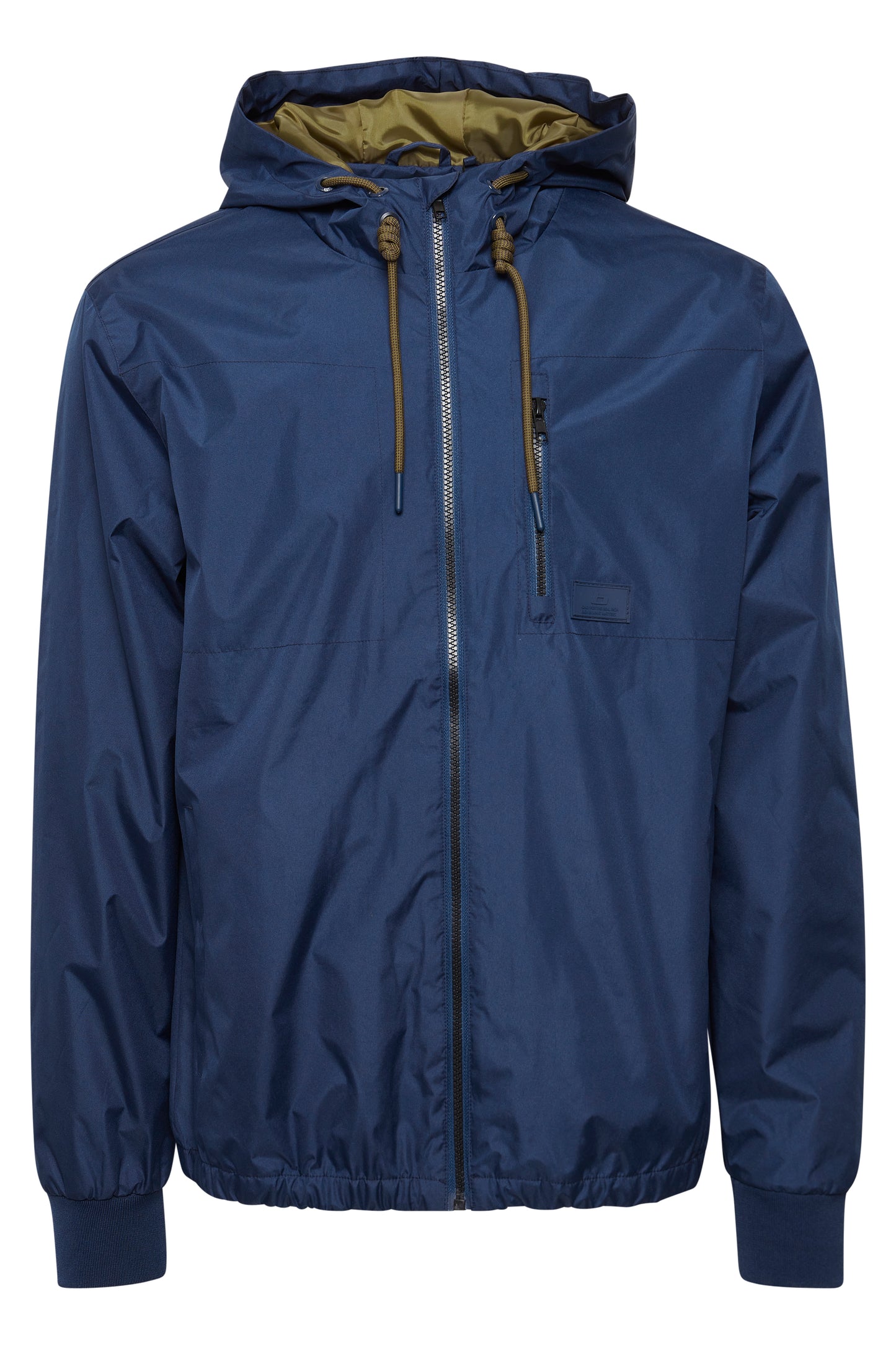 Hooded Lightweight Showerproof Coat - Navy