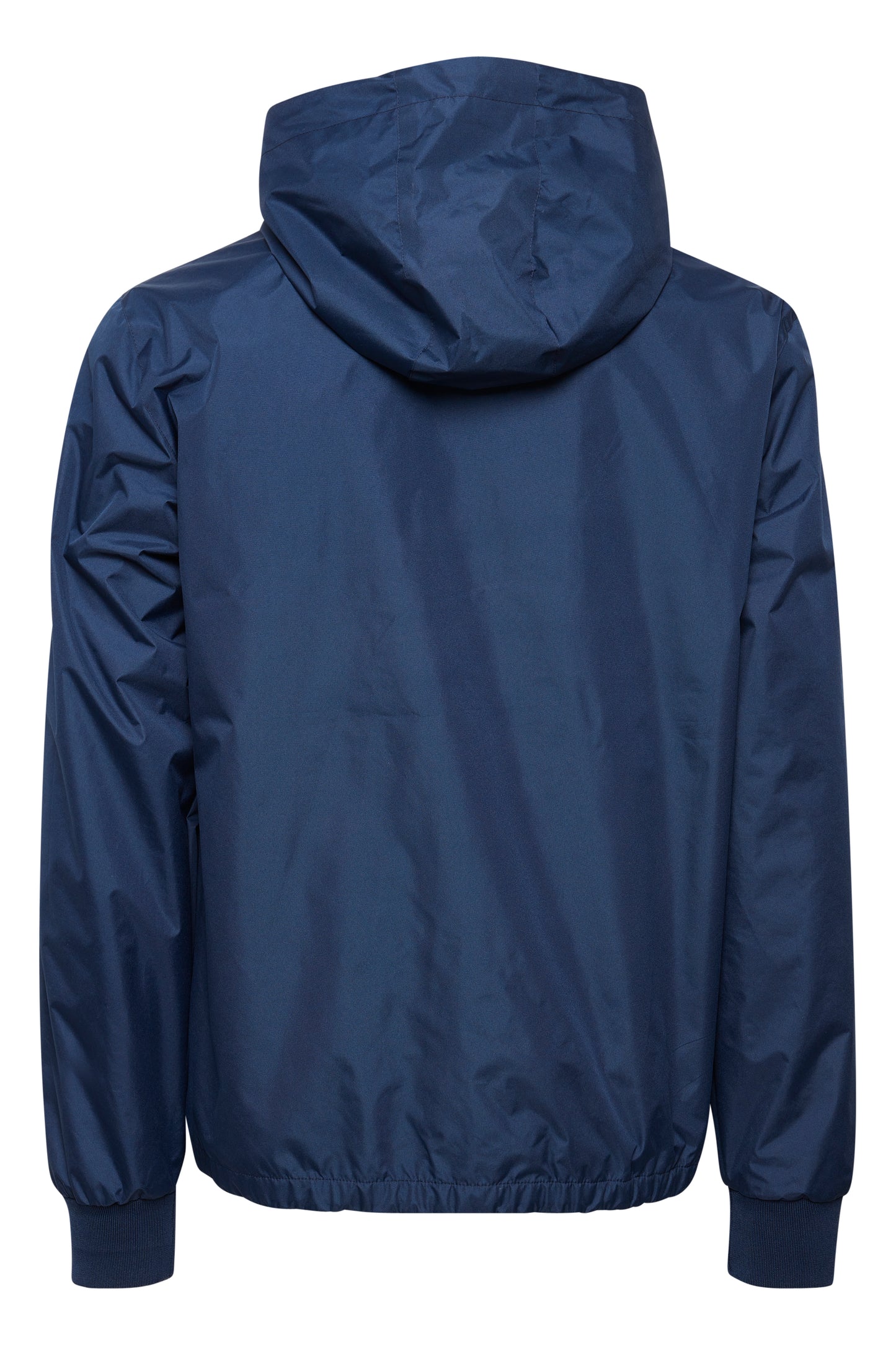 Hooded Lightweight Showerproof Coat - Navy