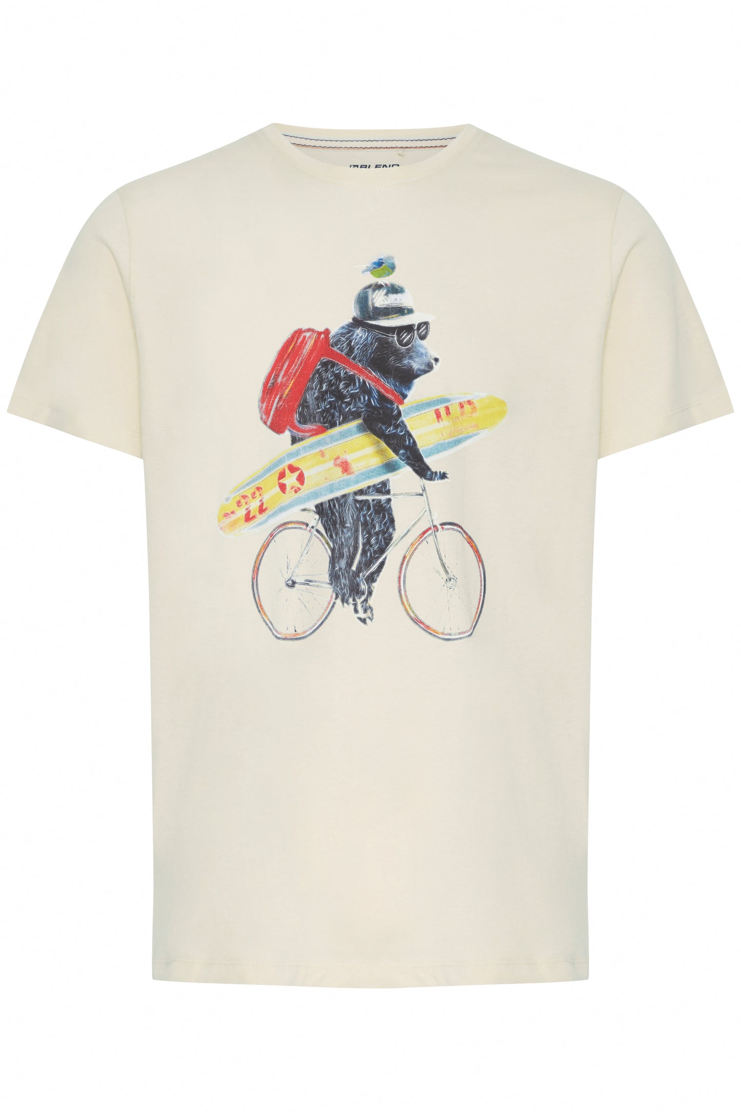 Surf Bear Printed T-Shirt - Off White
