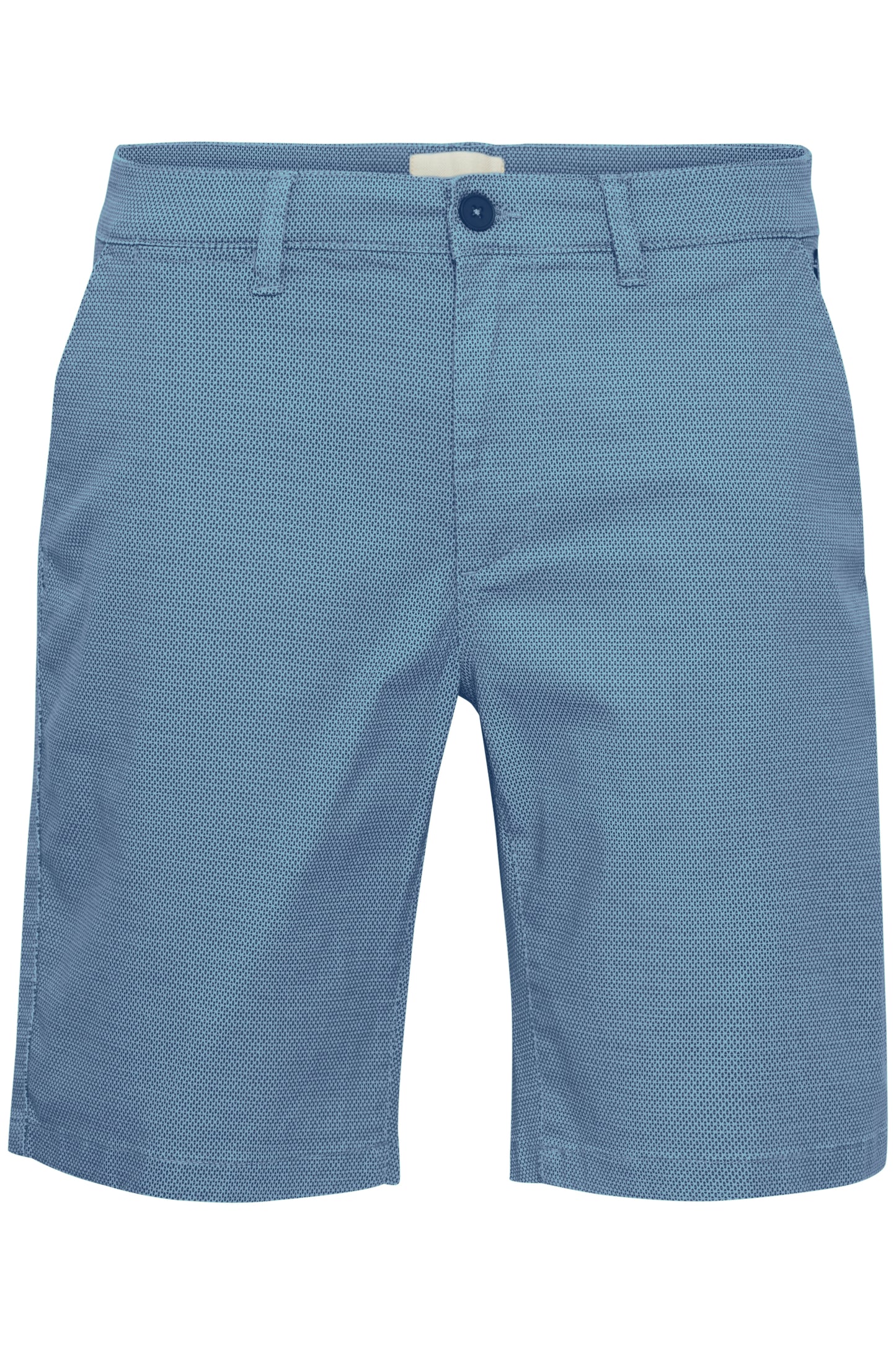 Cotton-Rich Woven Tailored Shorts - Blue