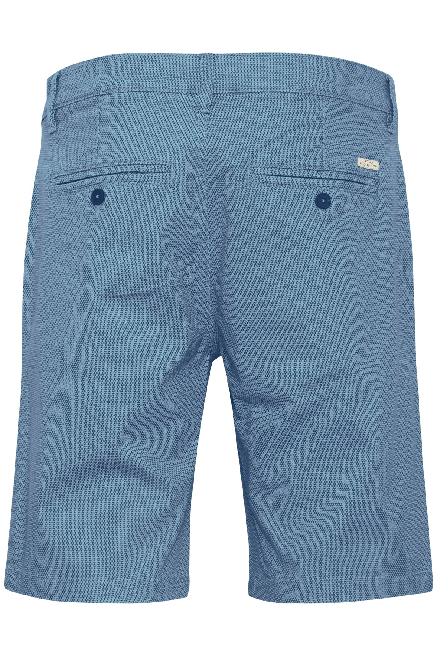 Cotton-Rich Woven Tailored Shorts - Blue