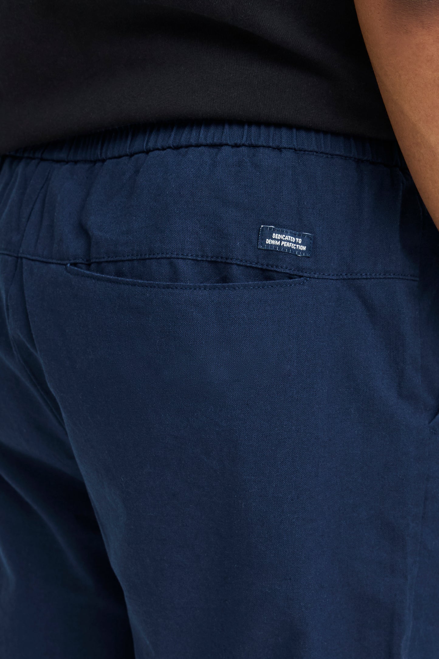 BHBAY Linen Trousers - Navy