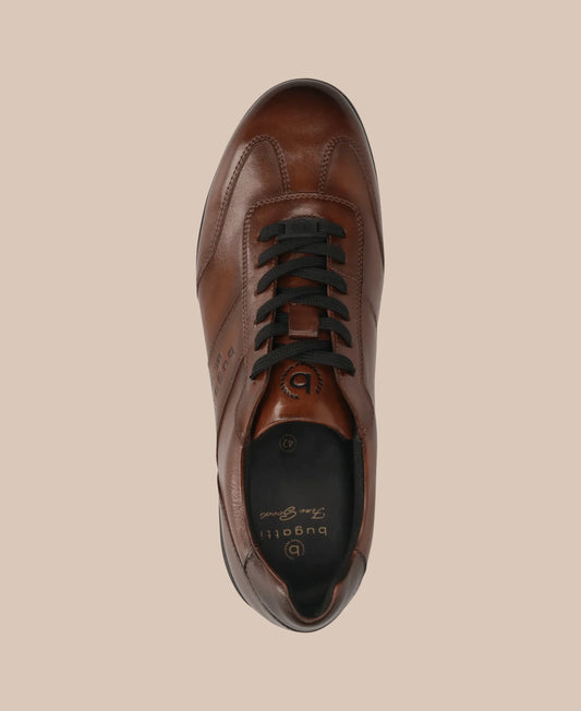 Bugatti Leather Sneakers - Cognac