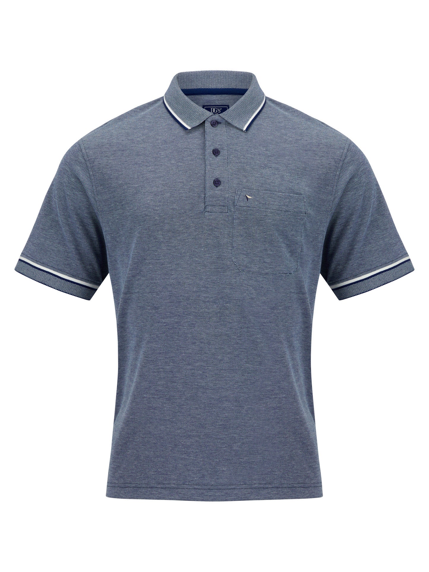 DG's Drifter Short Sleeve Polo Top - Blue