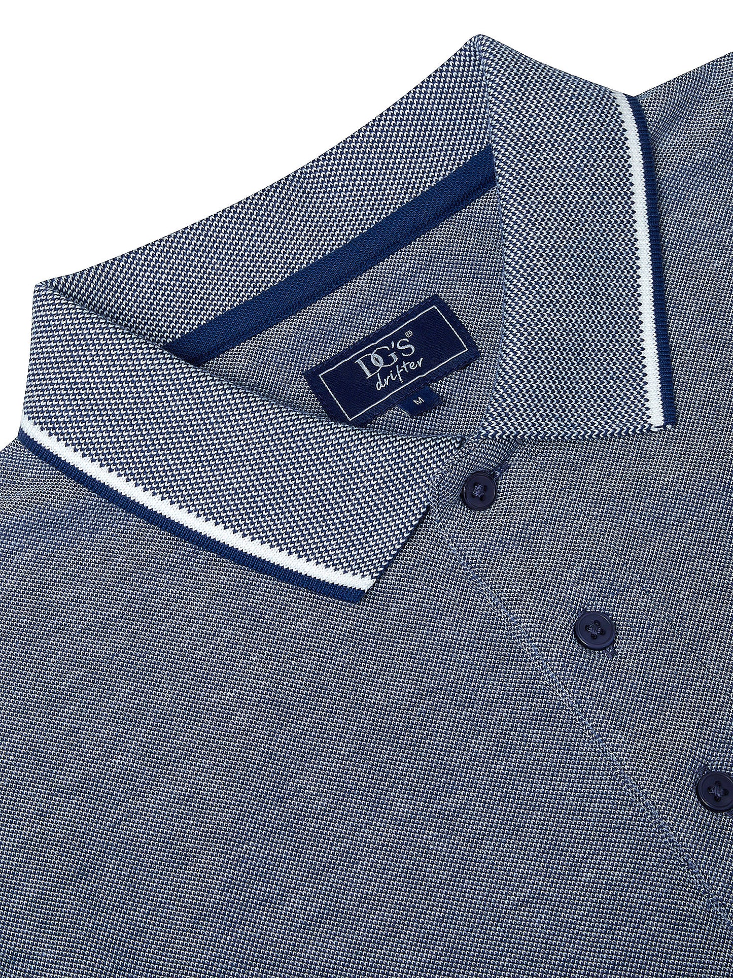 DG's Drifter Short Sleeve Polo Top - Blue