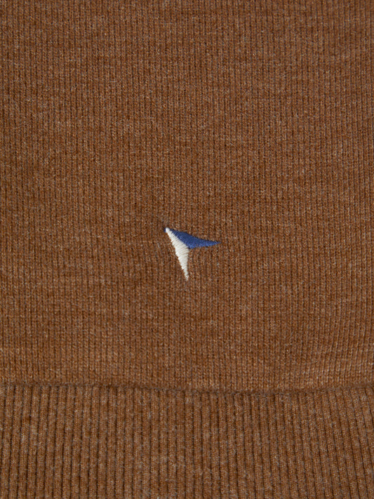 Super-Soft Cotton Rich Quarter Zip - Camel