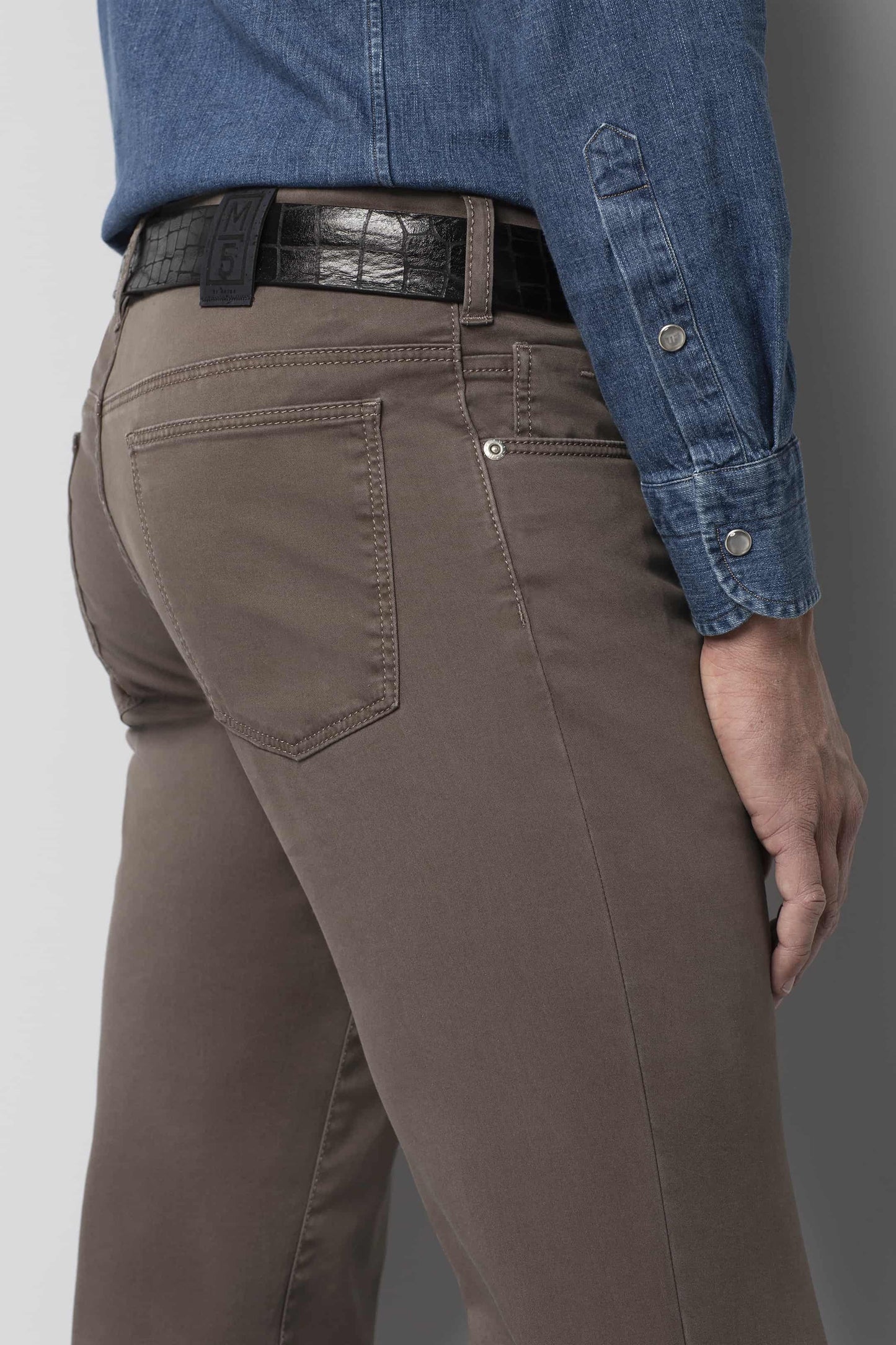 M5 FIVE Jean Pocket Cotton Chino - Mushroom