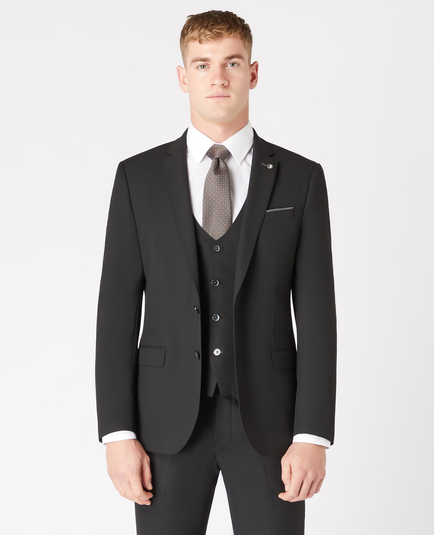 Remus Slim Fit Suit Jacket - Black