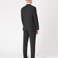 Slim Fit Polyviscose Suit Jacket - Black