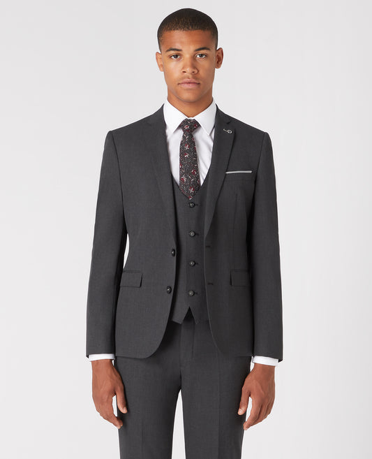 Remus Slim Fit Suit Jacket - Charcoal