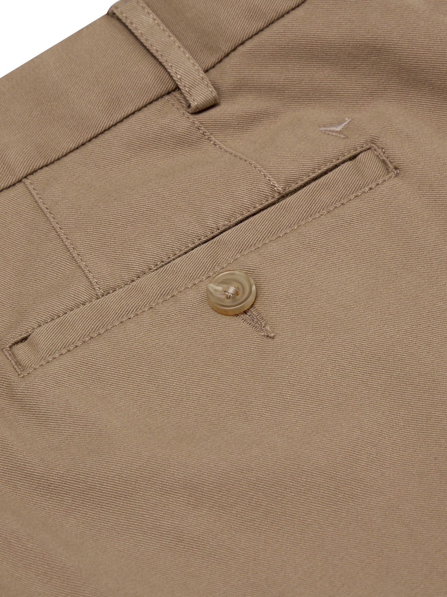 Expandable Waist Tapered Leg Chinos - Taupe