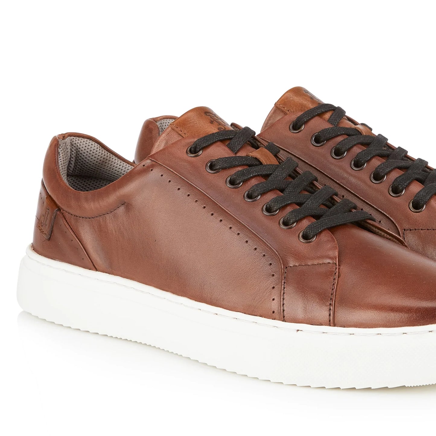 Cavan Leather Trainer - Brown