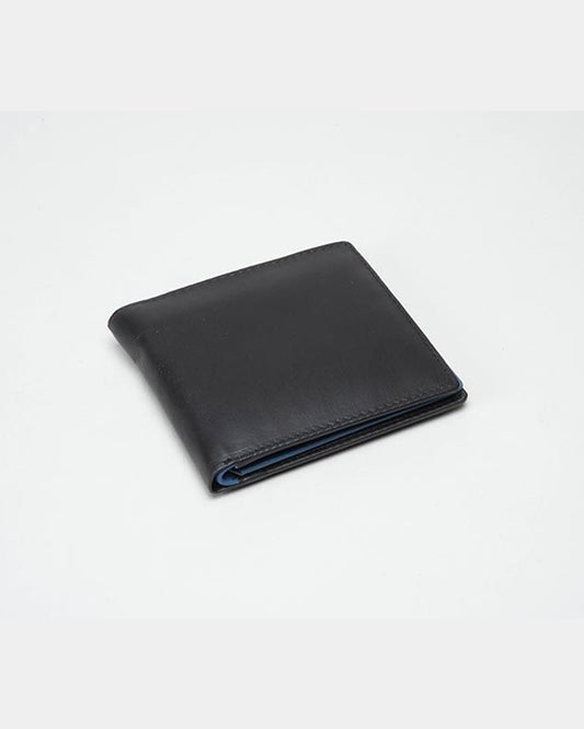 RFID Leather Wallet - Black | Blue 611017SY
