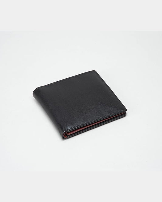 RFID Leather Wallet - Black | Red 611017SY