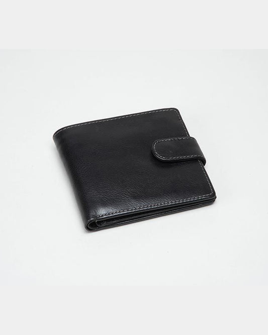 RFID Secure Leather Wallet - Black 614009CO