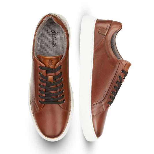 Cavan Leather Trainer - Brown