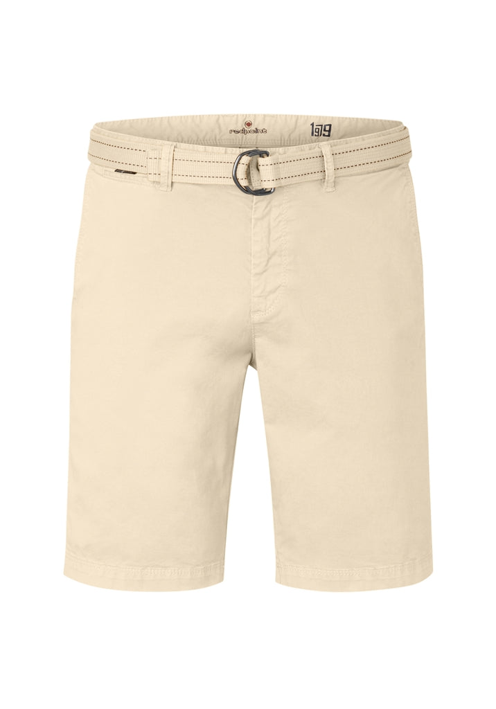 Cotton Tailored Shorts - Stone