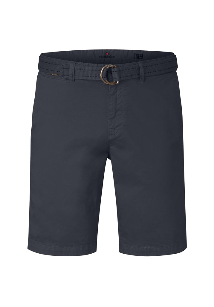 Cotton Tailored Shorts - Navy