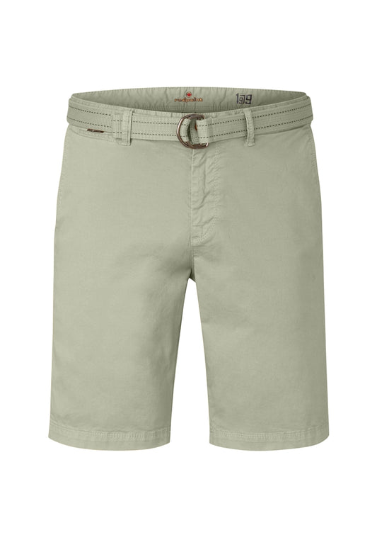 Cotton Tailored Shorts - Khaki