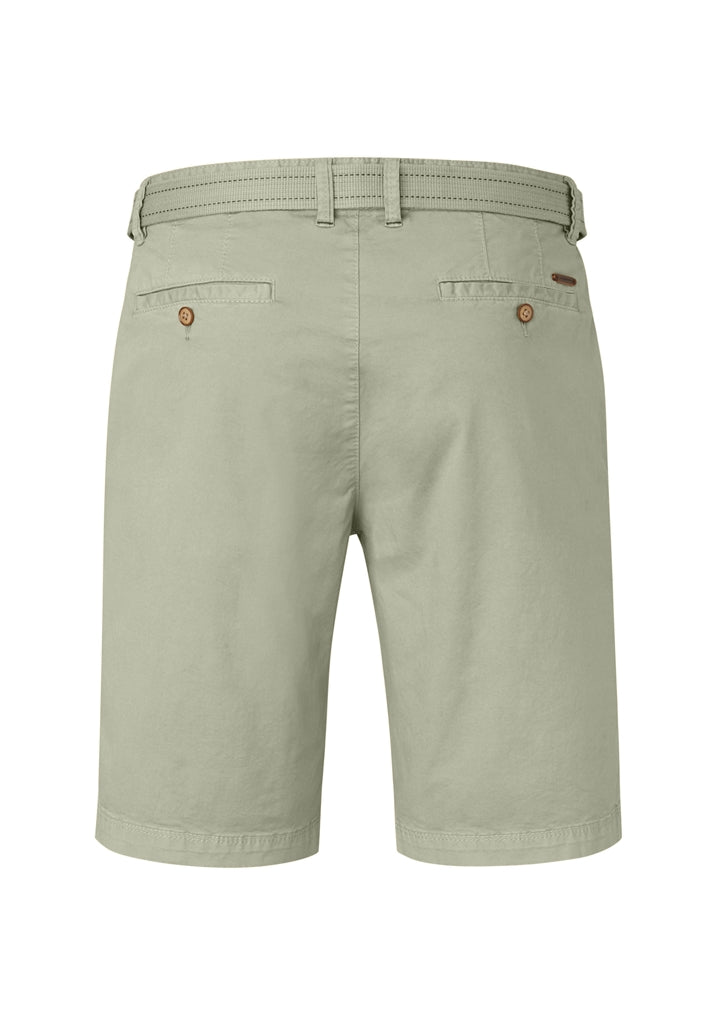 Cotton Tailored Shorts - Khaki