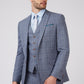 Light Blue Check from Antique Rogue - Waistcoat