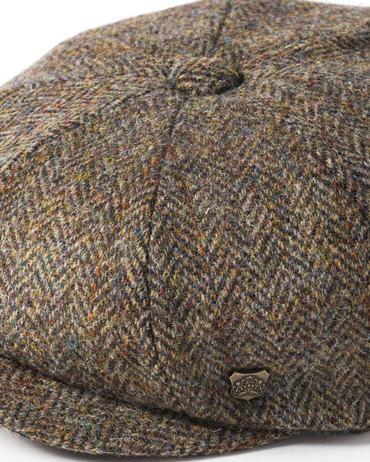 Harris Tweed Baker Boy Cap - Carloway Brown 2013