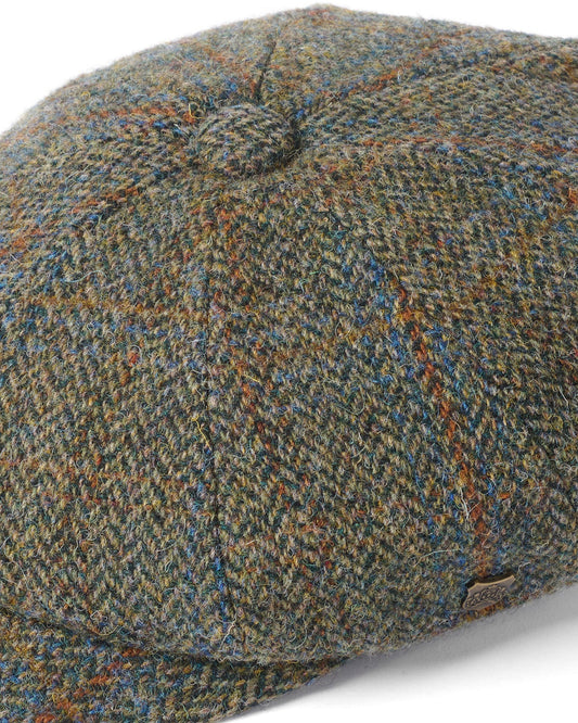 Harris Tweed Baker Boy Cap - Carloway Green 2023