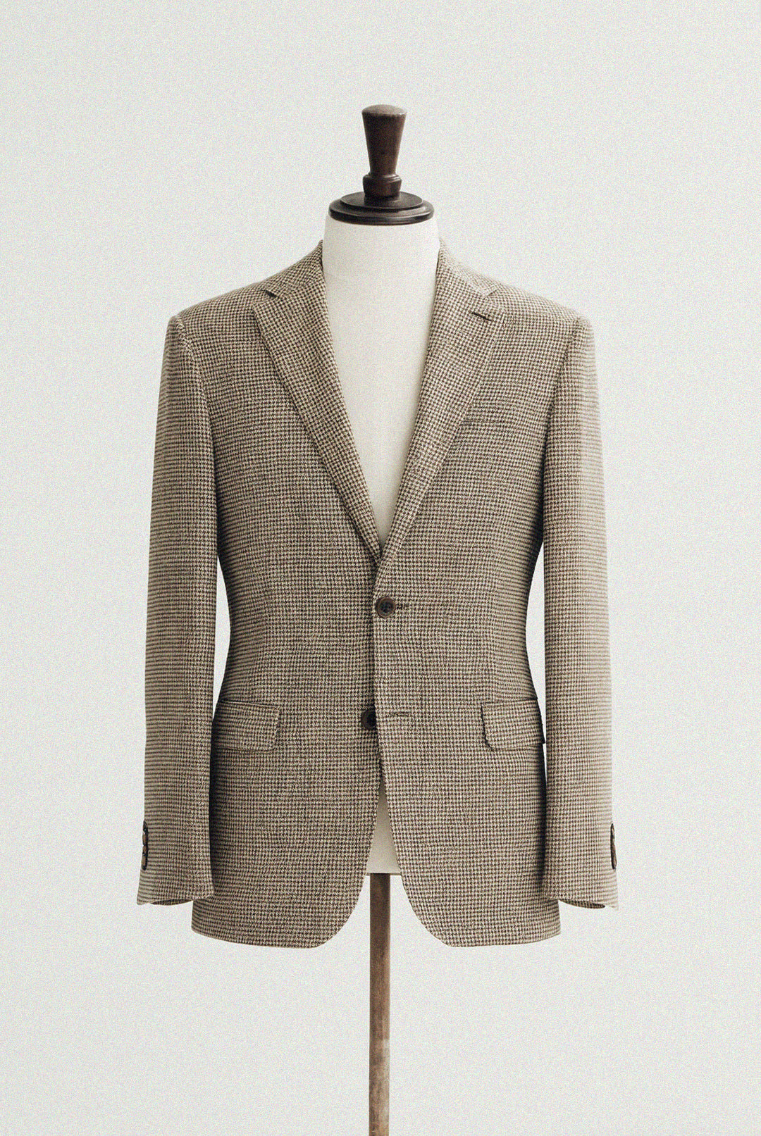 Cannon Brown Houndstooth 3 Piece Suit - Jacket