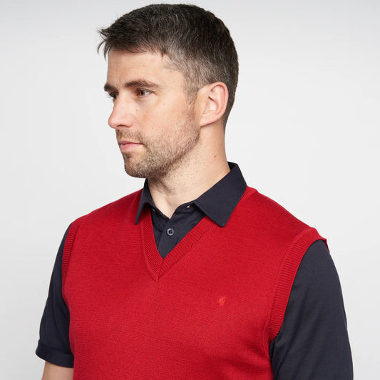 Gabicci Sleeveless Pullover - Red