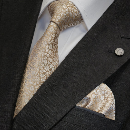 Slim Fit Linen-Blend Suit Jacket - Black