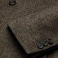 3/4 Length Wool Blend Luxury Overcoat with Zip-Out Panel
