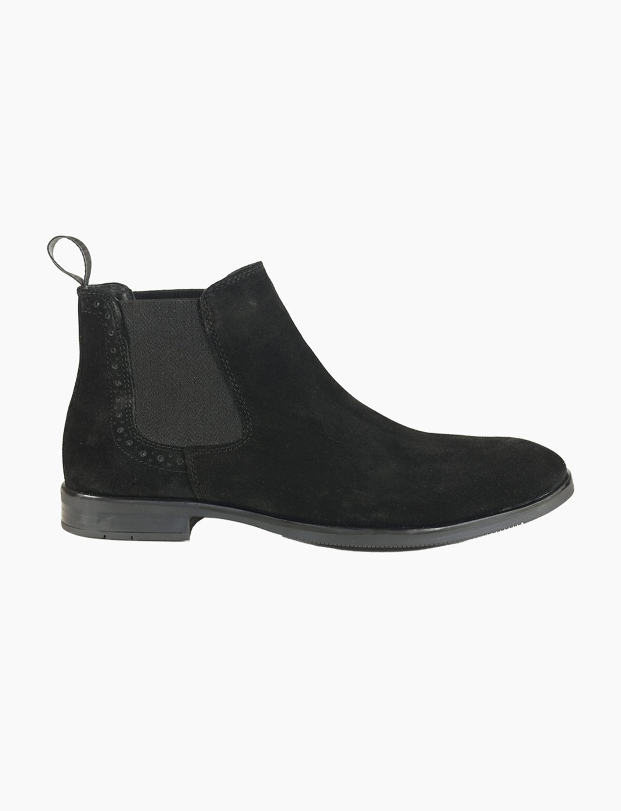 Douglas Chelsea Boot - Black Suede