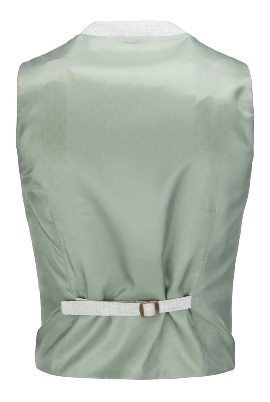 Damiano 3 Piece Suit - Sage Waistcoat