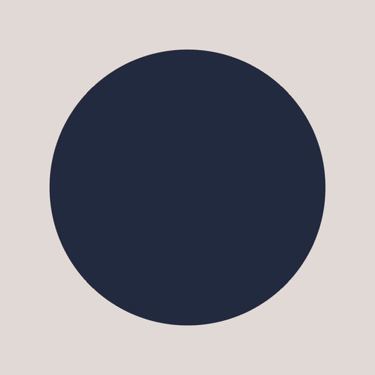 Plain Satin Hankie - French Navy