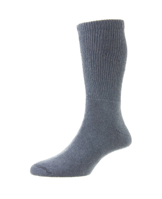 Cotton Diabetic Sock - HJ1351 - Denim