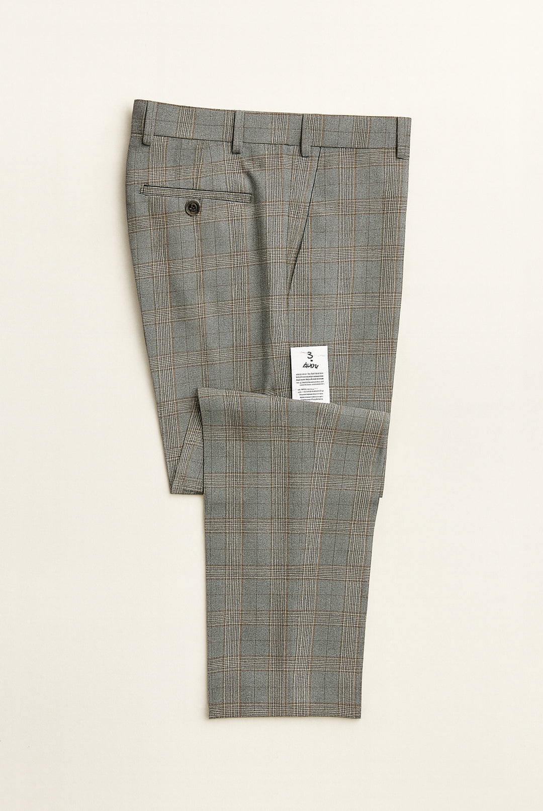 Haley Grey/Brown Prince of Wales Check - Jacket